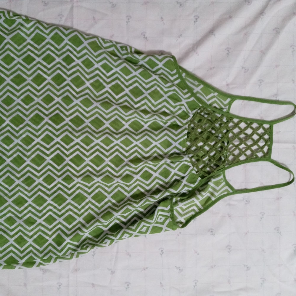 Handkerchief Racer Back Tank - Picture 2 of 2